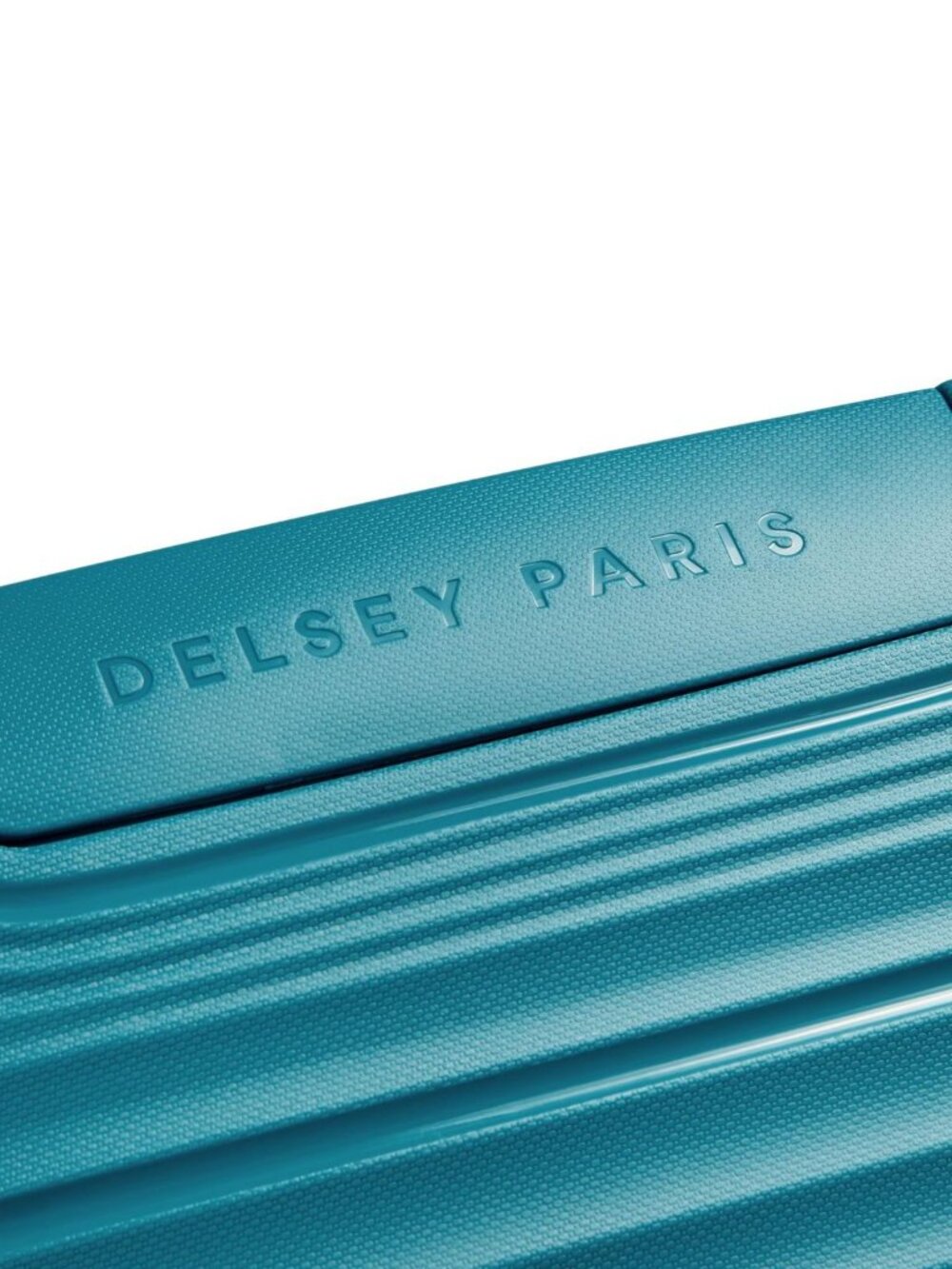 Delsey Paris Dune Hardside Spinner Suitcase Luggage Teal Blue 31" Large Check In - Picture 12 of 12